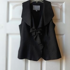 Ruffle Fitted Vest
